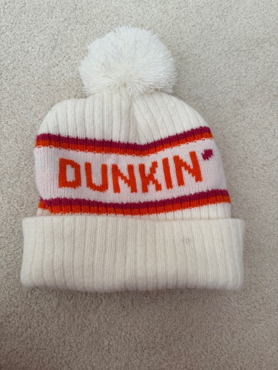 Dunkin Donuts Accessories - Dunkin' Beanine, White with Orange & Pink